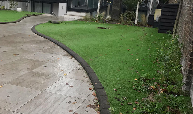 current layout of garden
